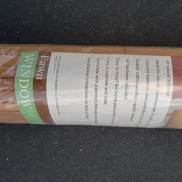 At Home Meijer - Roll-Up Blind Bamboo - 60" x 72" - Picture 13 of 14